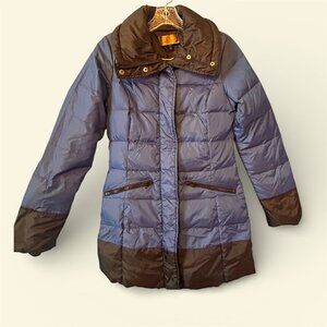 Nicole Miller Puffer - Blue Black with Down Fill - SZ XS